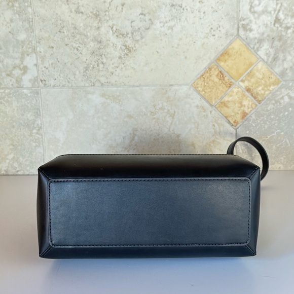 Michael Kors Reed Small Belted Satchel Shoulder Crossbody Bag MK Brown/Black - Picture 5 of 12